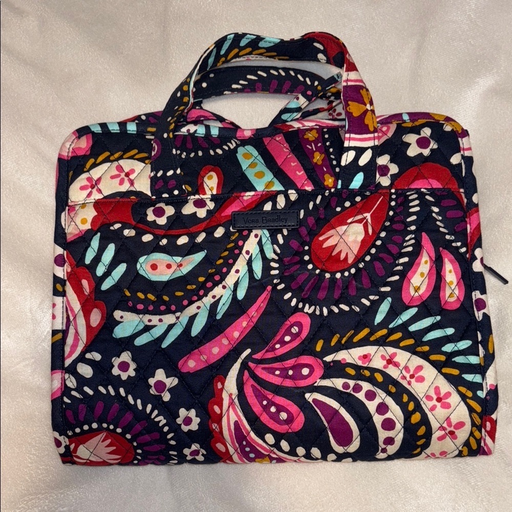 Vera Bradley Multicolor Paisley Hanging Toiletry Travel Bag